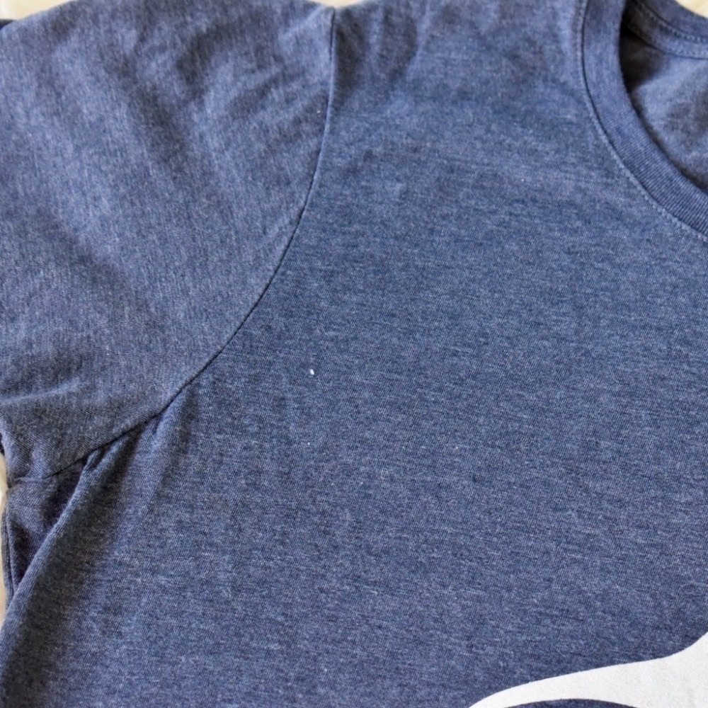 Kids Short Sleeve Graphic Tee in Navy - Unbranded